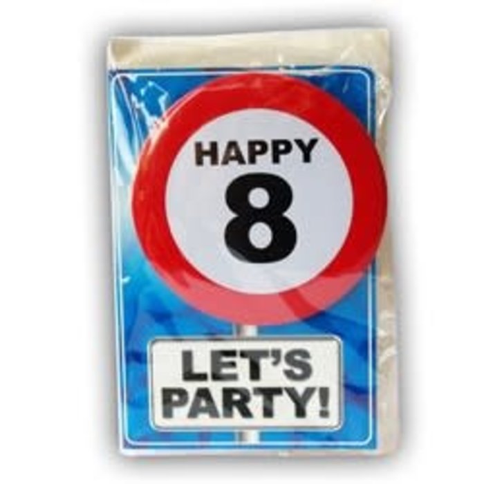 Happy Age card '8 Year'