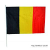 Vlag 'België', 60x90cm + stok