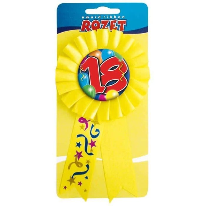 Rozet Ballon 18 jaar
