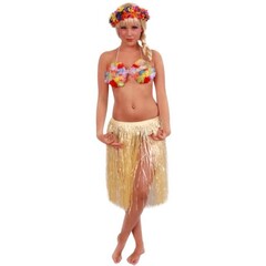 Hawaï rok naturel 55cm (max 120cm omtrek met elastiek)