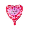 Funny Fashion Folie ballon I Love You hart 52x46 cm