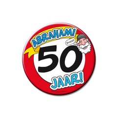 Button XL '50 ABRAHAM'