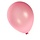 Ballon metallic roze per 50, 30cm