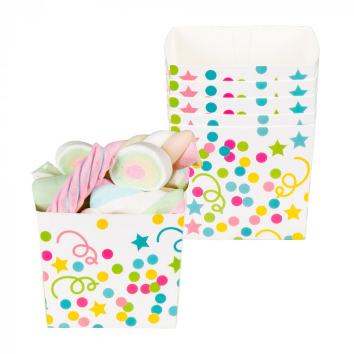 Boland Set 6 Bakjes Confetti (40 cl)