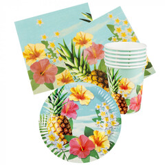 Boland Tafelset Paradise (6 bekertjes, 6 bordjes, 12 servetten)