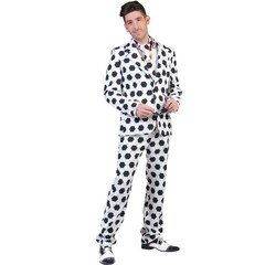 Funny Fashion Kostuum voetbal zwart/wit