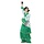 Flamenco danseres groen/wit