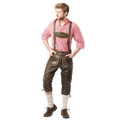 Tannhäuser Lederhose kniebroek Retro bruin