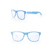 Bril 'Oktoberfest' blauw/wit