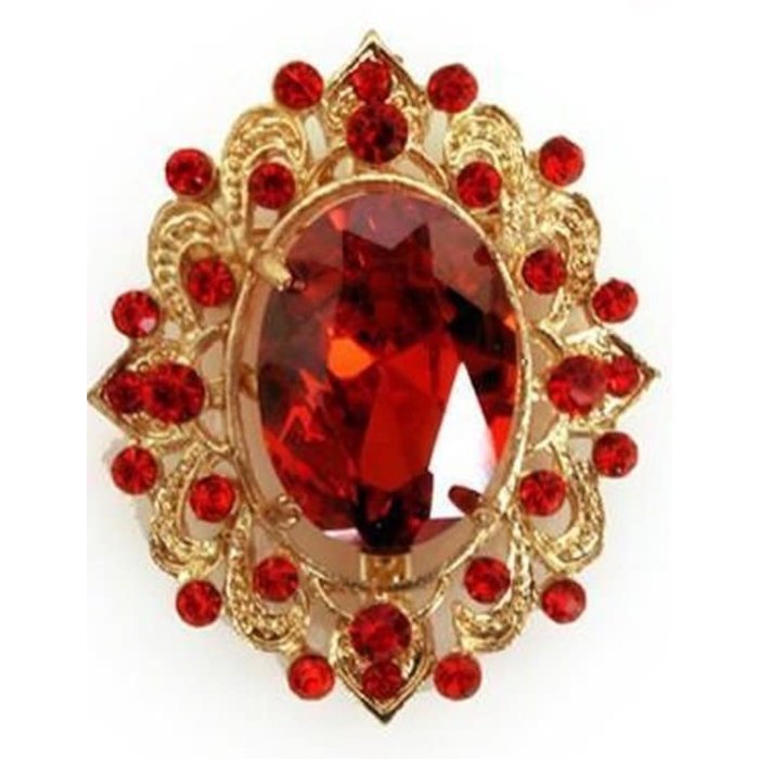 Piet broche + veerkokertje