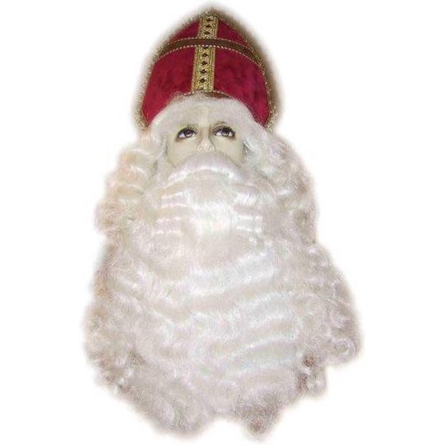 Sinterklaas baard+vaste - Vekemans Feestwinkel