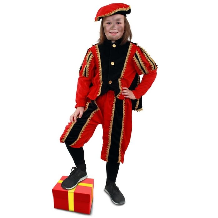 Piet KIND Rood / Zwart