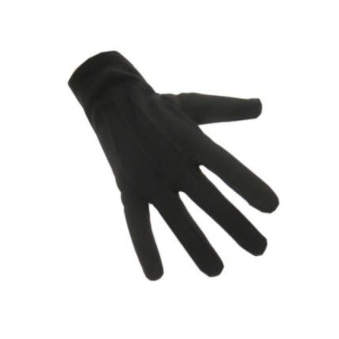 Handschoenen kort zwart luxe