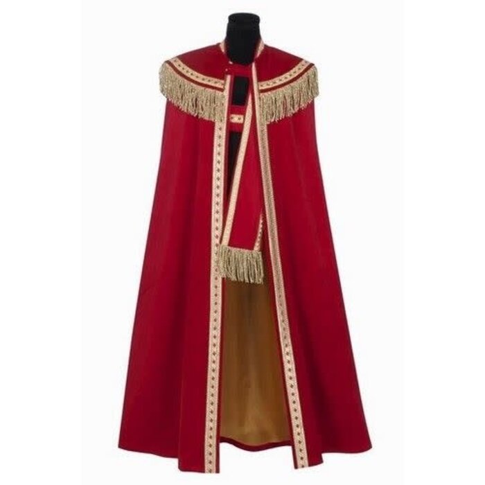 Sint luxe rood fluweel