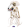 Hangend deco skelet 'Bruid'
