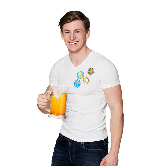 Buttons 'Oktoberfest' per 4 ass op kaart