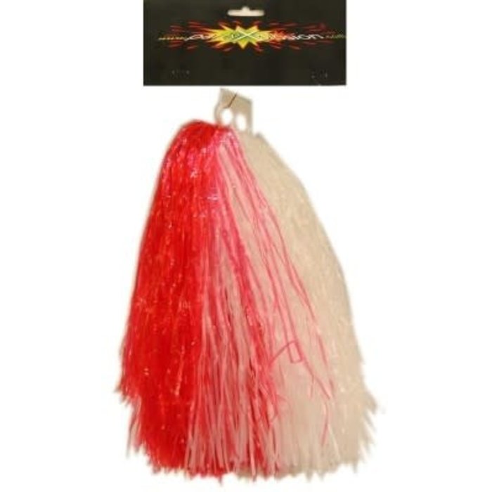 Cheerball ringgreep rood/wit