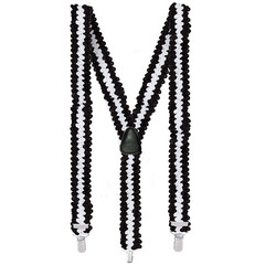 Boland Bretels zwart wit jaren 20 Charleston flapper