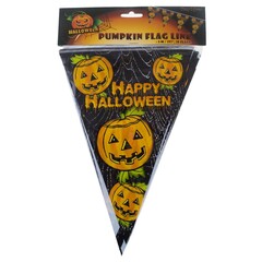 Vlaggenlijn 'Happy Halloween' 5m