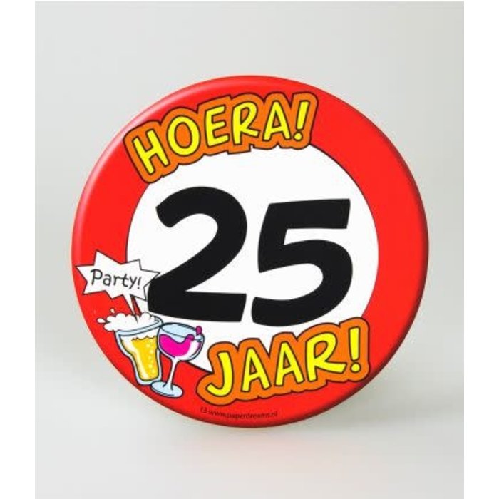 Paper Dreams Bierviltjes Hoera 25 jaar per 6st