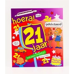 Paper Dreams Wenskaart cartoon 21 jaar