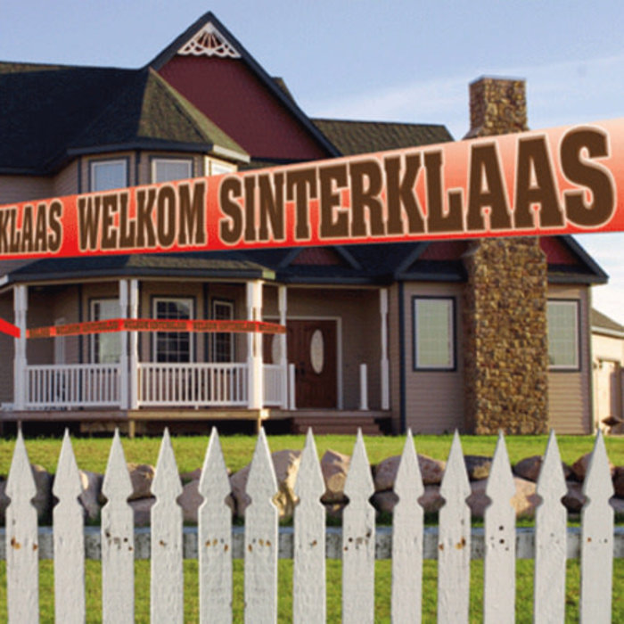 Afzetlint Sinterklaas 15mtr