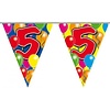 Folat Vlaggenlijn ballons 5 jaar 10mtr