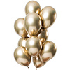 Ballonnen Let it Shine Goud, 13inch/33cm per 12st