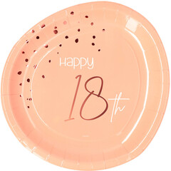 Borden Elegant Lush Blush 18 jaar 23cm per 8st