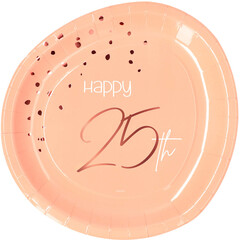 Borden Elegant Lush Blush 25 jaar 23cm per 8st
