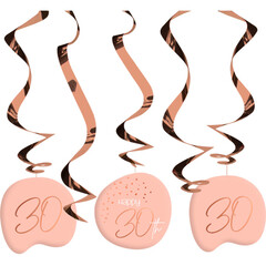 Draaiguirlande Elegant Lush Blush 30 jaar per 5