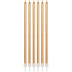 Kaarsen Bronze Metallic 15cm/16st