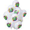 Ballonnen Color Splash 1 jaar, 12inch/30cm per 12st