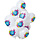 Ballonnen Color Splash 4 jaar, 12inch/30cm per 12st