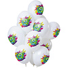 Ballonnen Color Splash 9 jaar, 12inch/30cm per 12st
