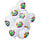 Ballonnen Color Splash 70 jaar, 12inch/30cm per 12st