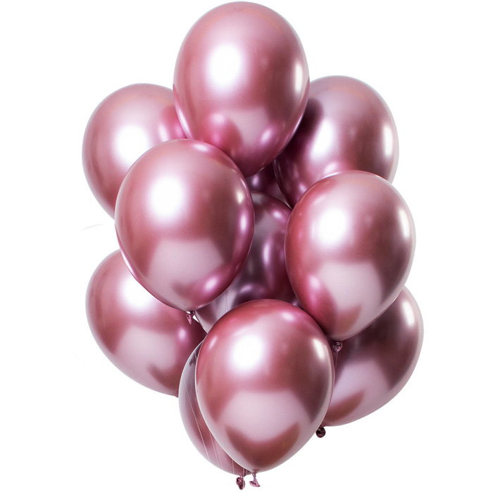 Ballonnen Let it Shine Roze, 13inch/33cm per 12st