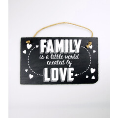 Leisteen 'Family is a little world created by Love'