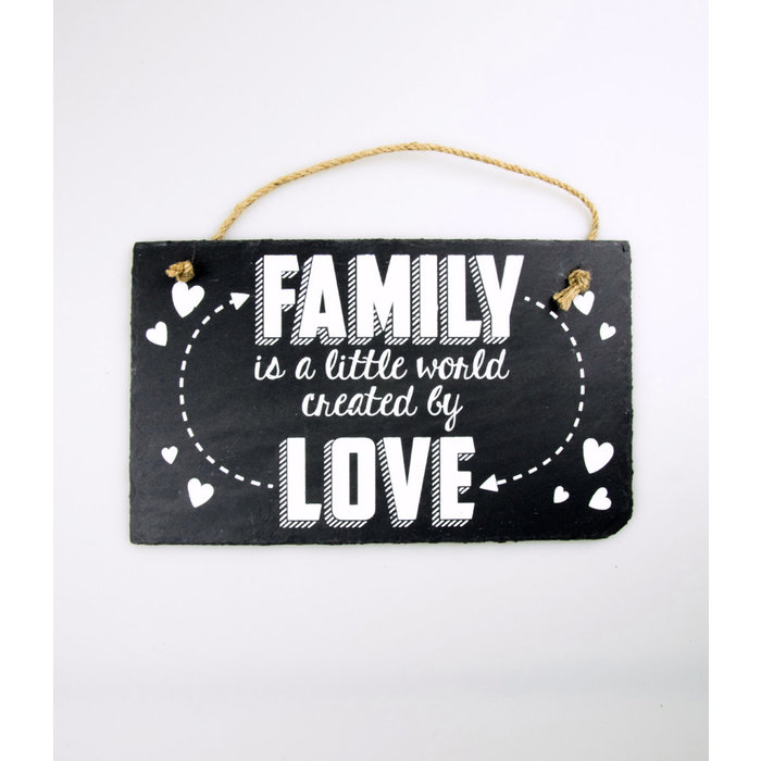 Leisteen 'Family is a little world created by Love'