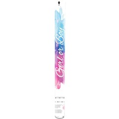 Party Popper Gender Reveal papier roze, 57cm