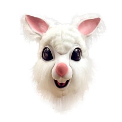 Bunny/Konijnen masker WIT