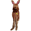 Mascotte Paashaas luxe + hoofd bruin one size