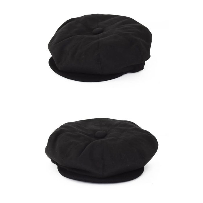 PartyXplosion Boerenpet luxe 8 pands zwart wol