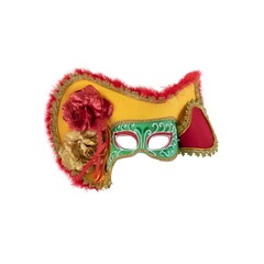 Masker Venetiaans dames rd/gl/gr