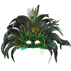 Oogmasker 'Peacock Queen'