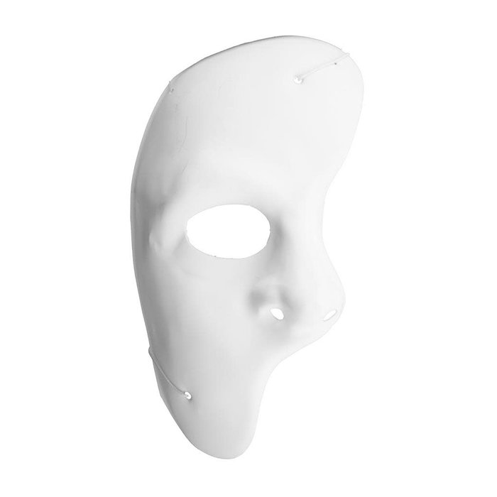 Masker wit half-gezicht