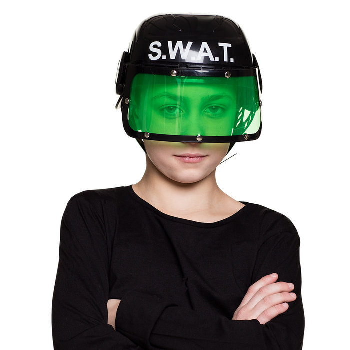 Helm 'S.W.A.T'  zwart KIND