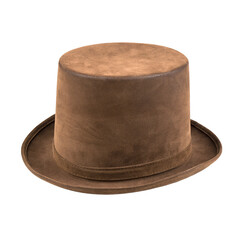 Hoed Steampunk dame bruin
