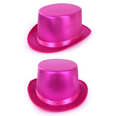 Buishoed hogehoed metallic pink