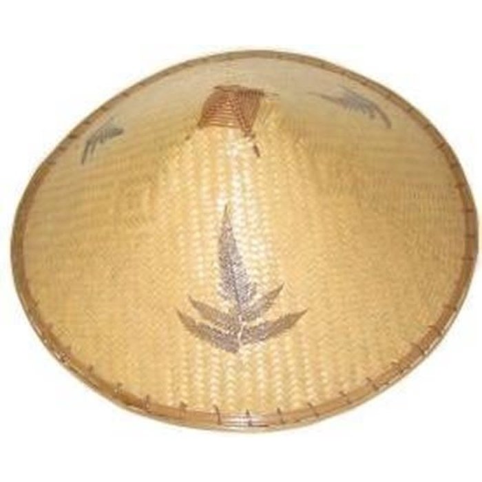 Strohoed chinees + varenblad